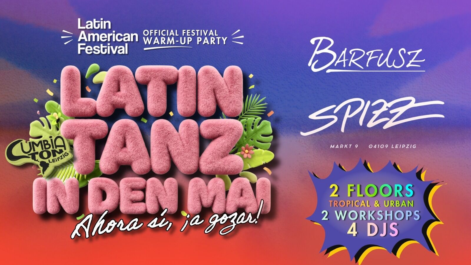 Latin Tanz in den Mai